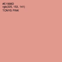 #E1998D - Tonys Pink Color Image